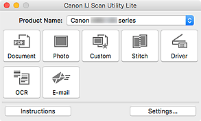canon mac scanner software