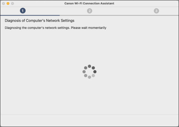 Diagnosing the computer's network settings