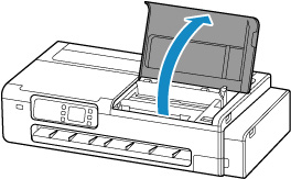Open the access cover on the right side of the printer