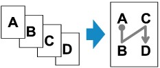 Upper-left to bottom example