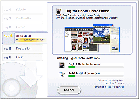 how to update canon digital photo professional software