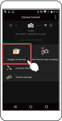 Camera Connect interface