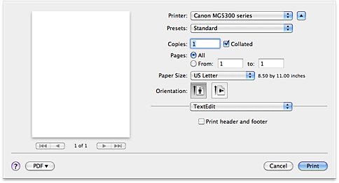change settings on printer for mac