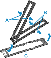 figure: Remove the frame for film strip