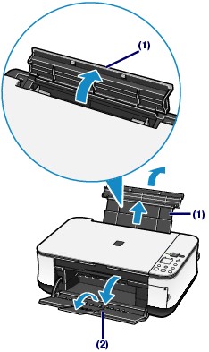 canon mp240 printer has black lines