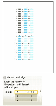 canon mp600 manual head alignment