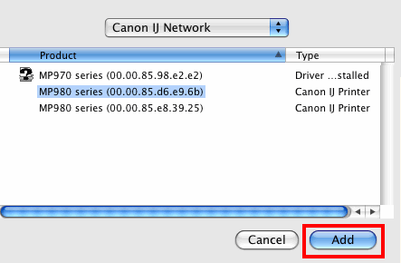 canon ij network tool cannot install printer