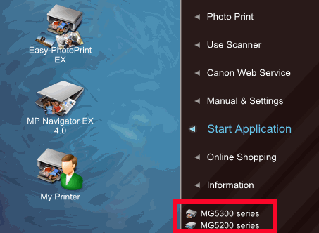download solution menu ex canon
