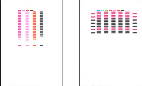 Sample print head alignment (1st alignment)