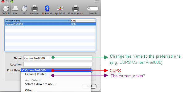 Knowledge - Mac OS X CUPS Driver Information - Multifunction Printers