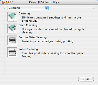 select cups driver for cannon printer mac