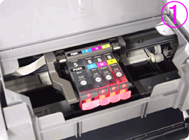 Canon Knowledge Base - Reseat the Print Head and ink tanks iP3300