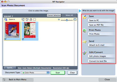 Canon Knowledge Base Setting scan methods for SCAN button (Windows) - MP150