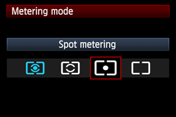Canon Knowledge Base How To Change The Metering Mode On The Eos Rebel T I