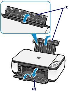 canon mp210 printer paper not feeding straight