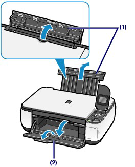 canon mp490 printer says paper jam when not
