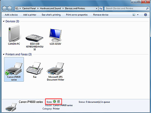 Canon Knowledge Base - the printer on Windows / Vista 7)