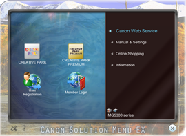 canon solution menu ex driver free download