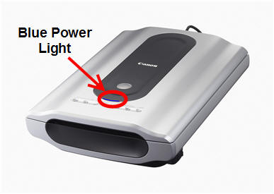 Base Power the scanner on using the power button or switch 8600F, 9900F, 9950F)