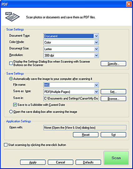 how to scan from printer to computer using canon printer