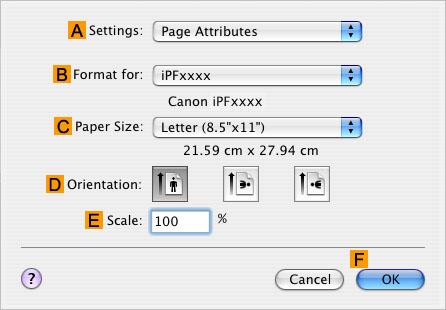 Canon Knowledge Base How to print with saved roll paper (rotate page to 90 degrees) OSX