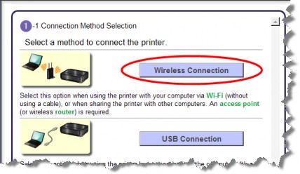 Canon Knowledge Base - Initial Wireless Setup (ip7220)