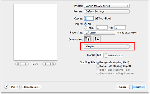 how to printing double sided on mac canon mf232w