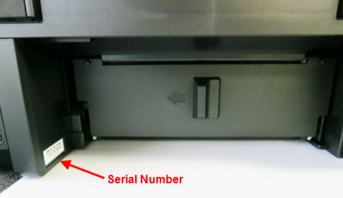 Canon Knowledge Base Locate The Serial Number On Mg2120