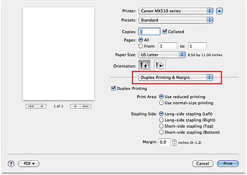 can't print double sided from my Mac computer with ...