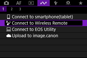 Canon Knowledge Base - EOS R6 Mark II: Connecting to a Wireless Remote  Control