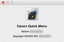 canon quickmenu wont launch